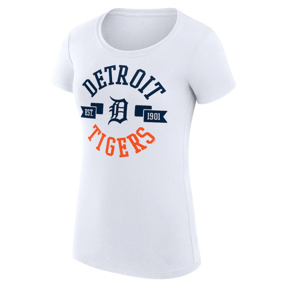 MLB Detroit Tigers G-III 4Her by Carl Banks Women's Super-Slim Fit Lightweight City Graphic T-Shirt