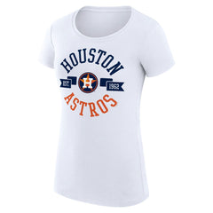 MLB Houston Astros G-III 4Her by Carl Banks Women's Super-Slim Fit Lightweight City Graphic T-Shirt
