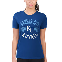 MLB Kansas City Royals G-III 4Her by Carl Banks Women's Super-Slim Fit Lightweight City Graphic T-Shirt
