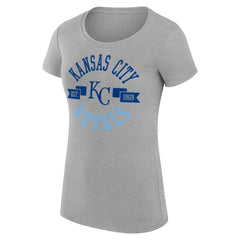 MLB Kansas City Royals G-III 4Her by Carl Banks Women's Super-Slim Fit Lightweight City Graphic T-Shirt