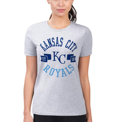 MLB Kansas City Royals G-III 4Her by Carl Banks Women's Super-Slim Fit Lightweight City Graphic T-Shirt