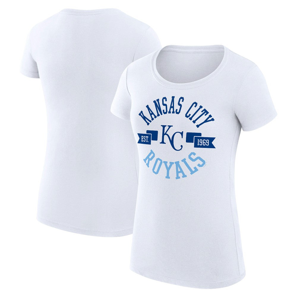 MLB Kansas City Royals G-III 4Her by Carl Banks Women's Super-Slim Fit Lightweight City Graphic T-Shirt