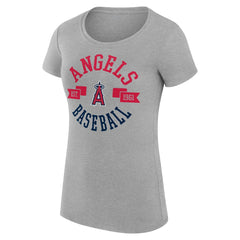 MLB Los Angeles Angels G-III 4Her by Carl Banks Women's Super-Slim Fit Lightweight City Graphic T-Shirt