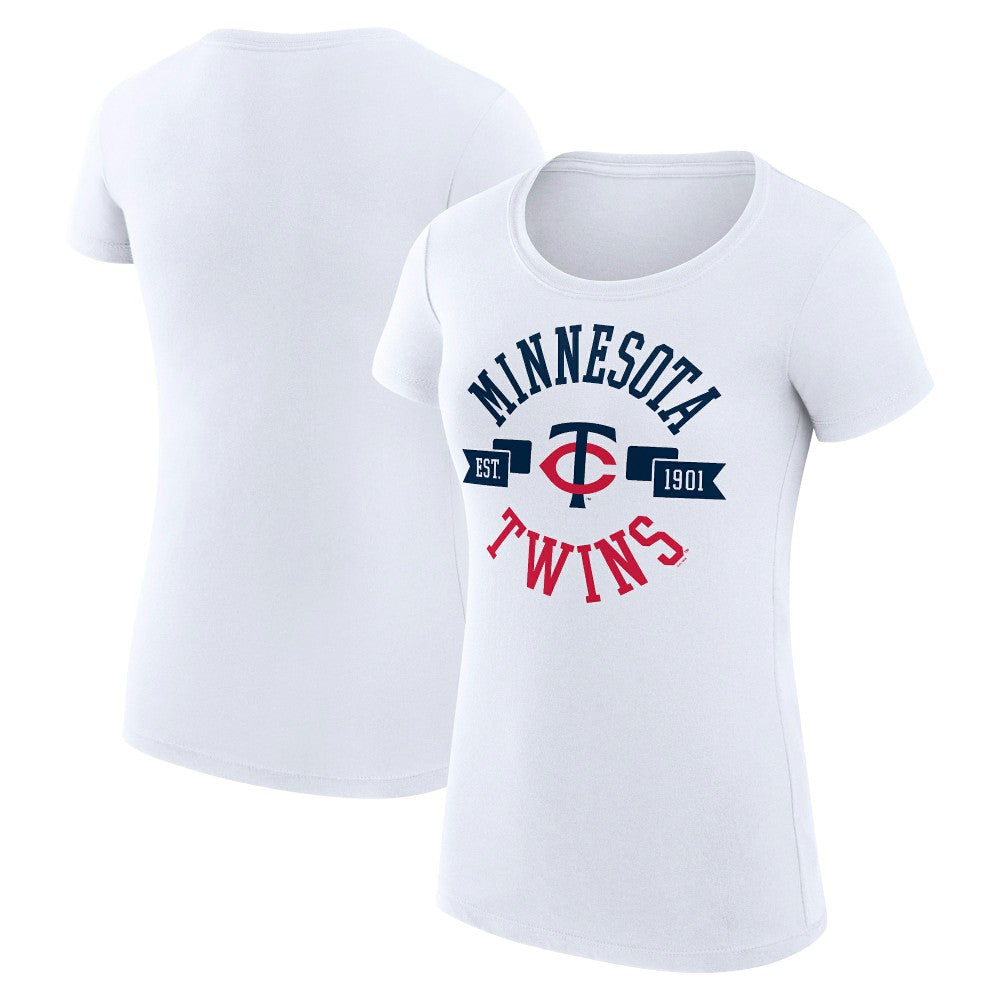 MLB Minnesota Twins G-III 4Her by Carl Banks Women's Super-Slim Fit Lightweight City Graphic T-Shirt