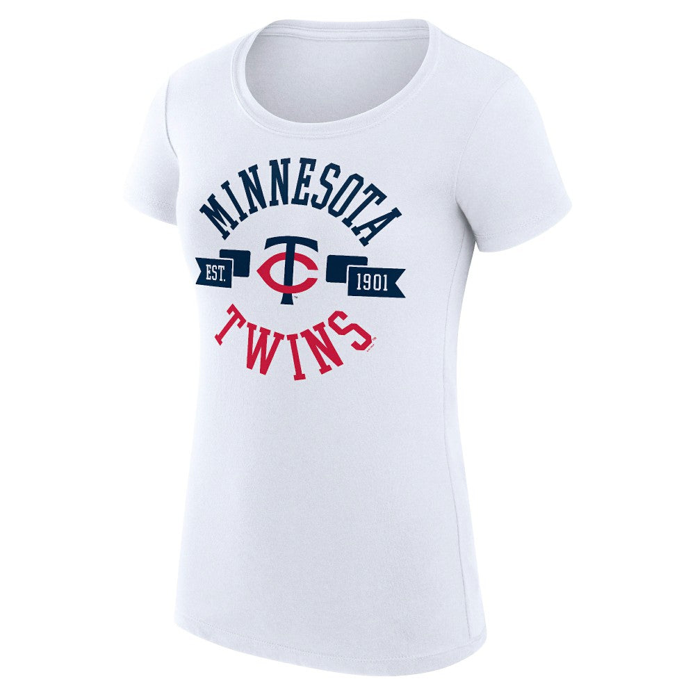 MLB Minnesota Twins G-III 4Her by Carl Banks Women's Super-Slim Fit Lightweight City Graphic T-Shirt