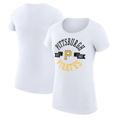 MLB Pittsburgh Pirates G-III 4Her by Carl Banks Women's Super-Slim Fit Lightweight City Graphic T-Shirt