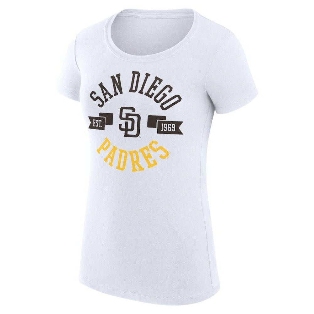 MLB San Diego Padres G-III 4Her by Carl Banks Women's Super-Slim Fit Lightweight City Graphic T-Shirt