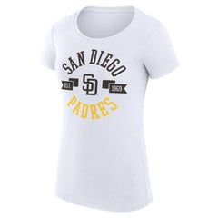 MLB San Diego Padres G-III 4Her by Carl Banks Women's Super-Slim Fit Lightweight City Graphic T-Shirt