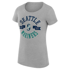 MLB Seattle Mariners G-III 4Her by Carl Banks Women's Super-Slim Fit Lightweight City Graphic T-Shirt