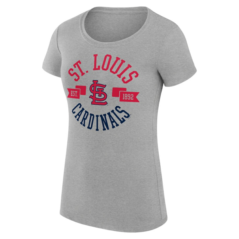 MLB St. Louis Cardinals G-III 4Her by Carl Banks Women's Super-Slim Fit Lightweight City Graphic T-Shirt