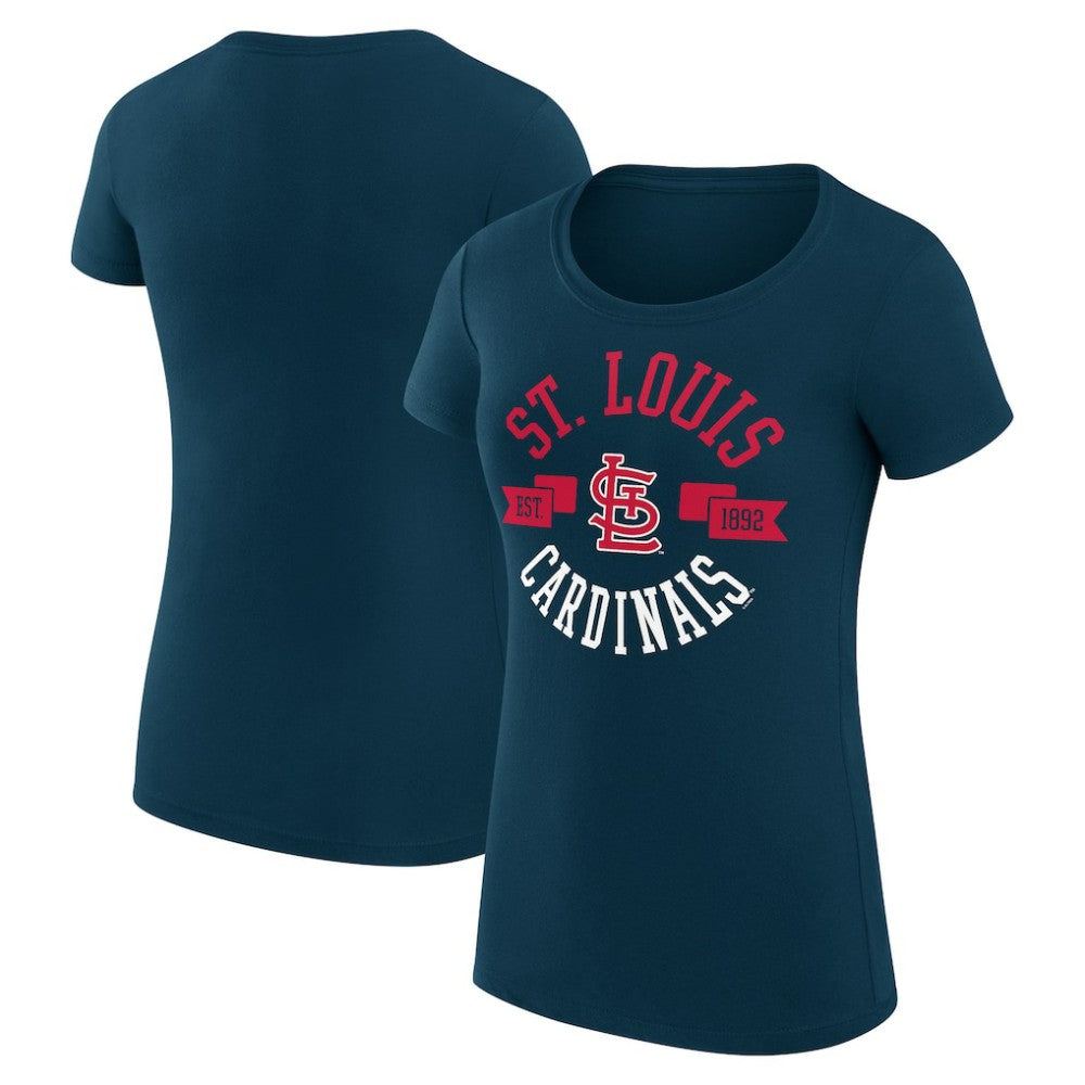 MLB St. Louis Cardinals G-III 4Her by Carl Banks Women's Super-Slim Fit Lightweight City Graphic T-Shirt