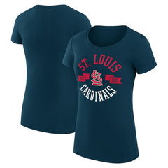 MLB St. Louis Cardinals G-III 4Her by Carl Banks Women's Super-Slim Fit Lightweight City Graphic T-Shirt