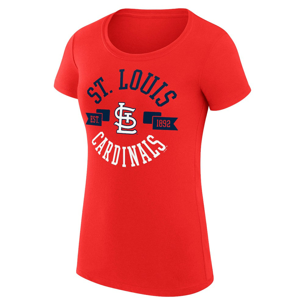 MLB St. Louis Cardinals G-III 4Her by Carl Banks Women's Super-Slim Fit Lightweight City Graphic T-Shirt