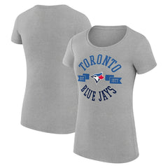 MLB Toronto Blue Jays G-III 4Her by Carl Banks Women's Super-Slim Fit Lightweight City Graphic T-Shirt