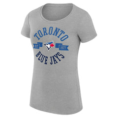 MLB Toronto Blue Jays G-III 4Her by Carl Banks Women's Super-Slim Fit Lightweight City Graphic T-Shirt