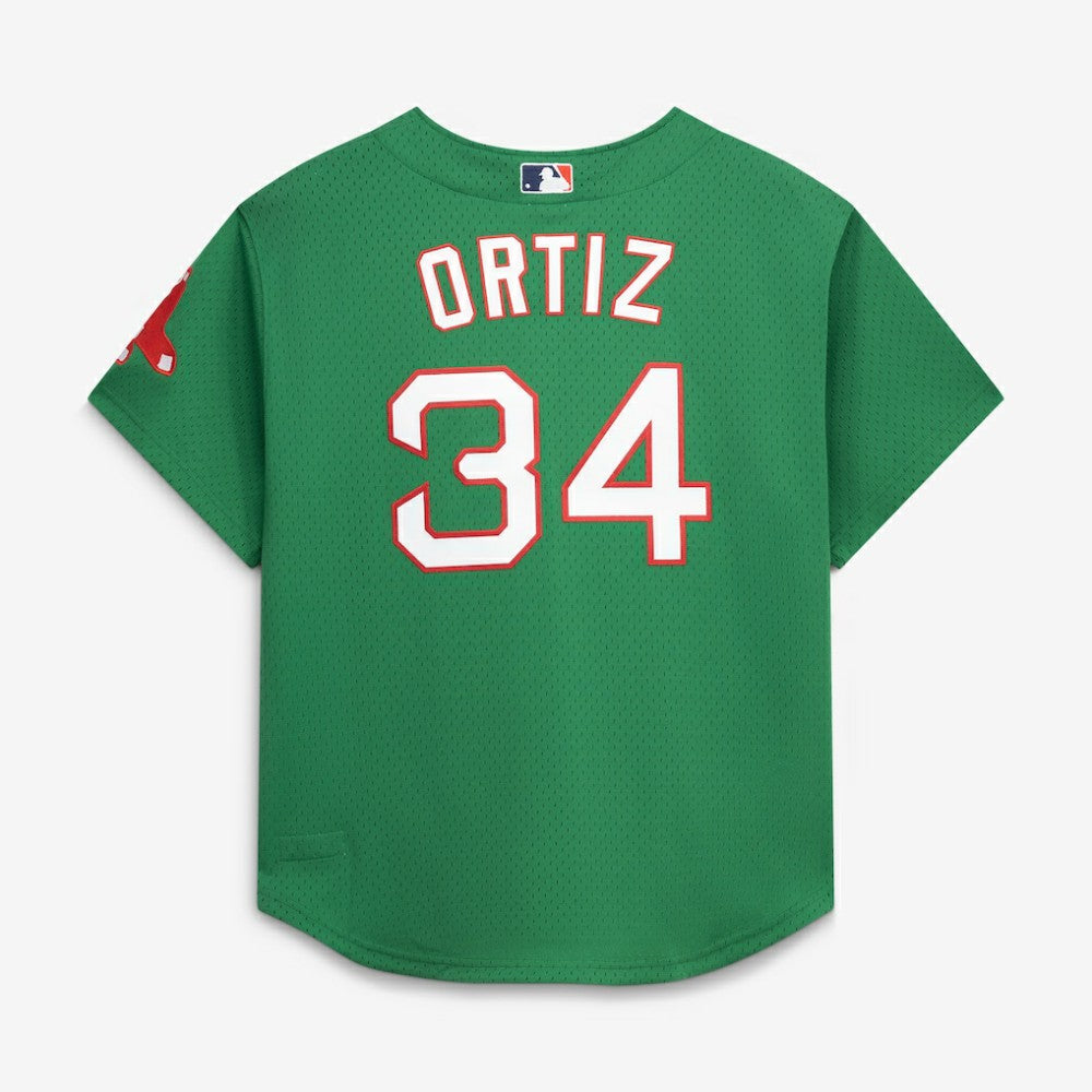 MLB David Ortiz Boston Red Sox Mitchell & Ness Cooperstown Collection Mesh Batting Practice Jersey