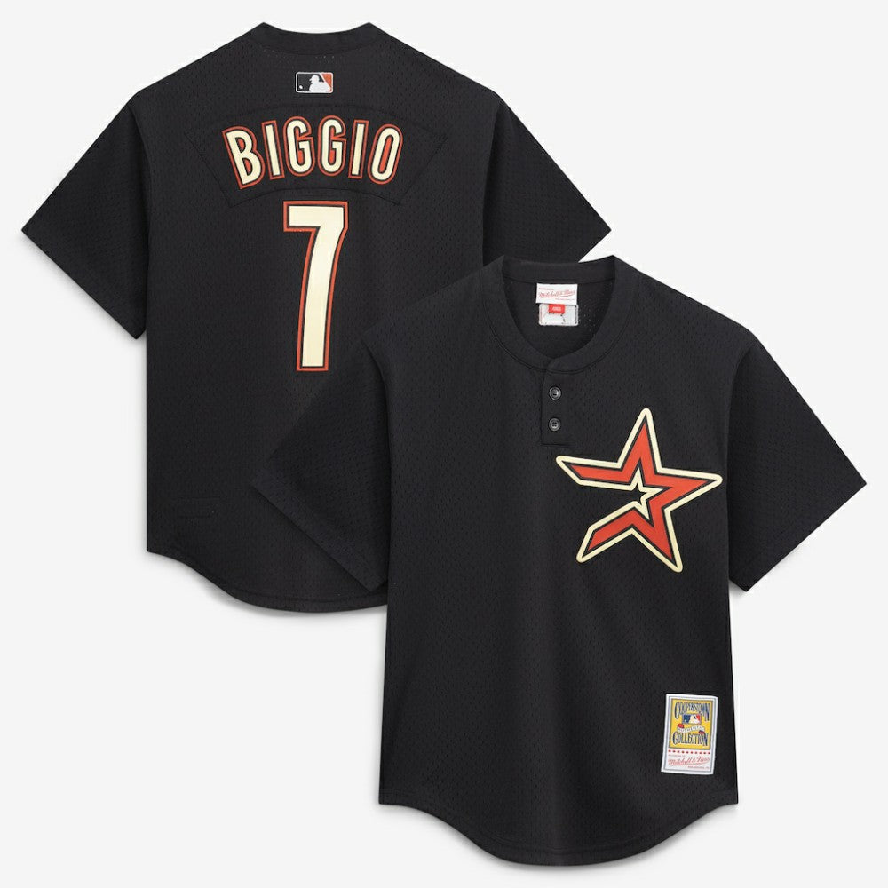 MLB Craig Biggio Houston Astros Mitchell & Ness Authentic Batting Practice Jersey
