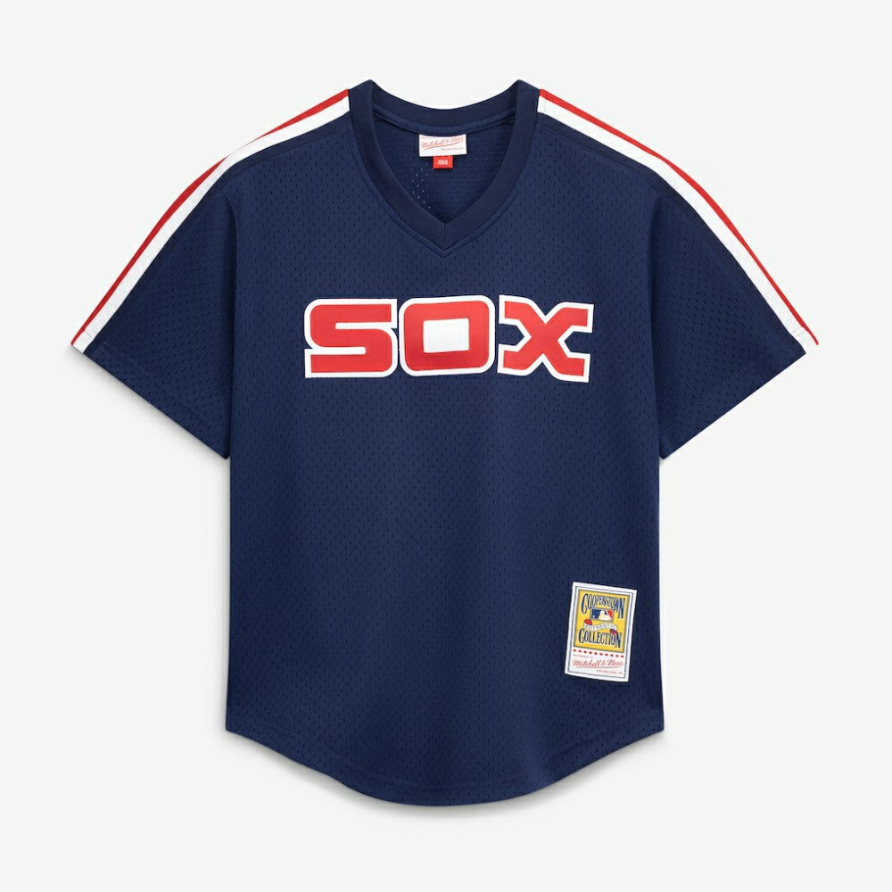MLB Carlton Fisk Chicago White Sox Mitchell & Ness Authentic Batting Practice Jersey