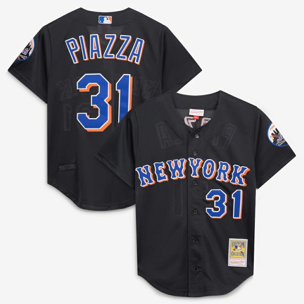MLB Mike Piazza New York Mets Mitchell & Ness Cooperstown Collection 2000 Batting Practice Jersey