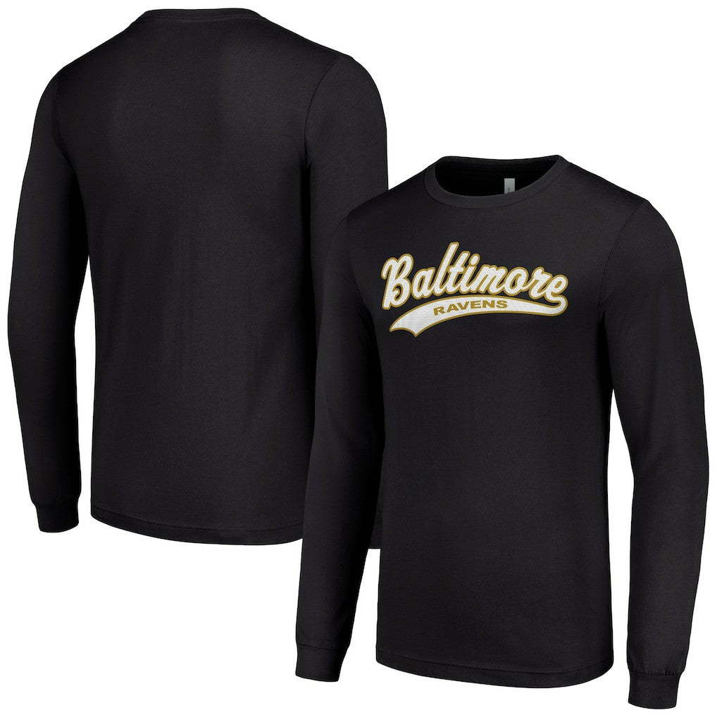 Starter Tailsweep Long Sleeve T-Shirt - Baltimore Ravens