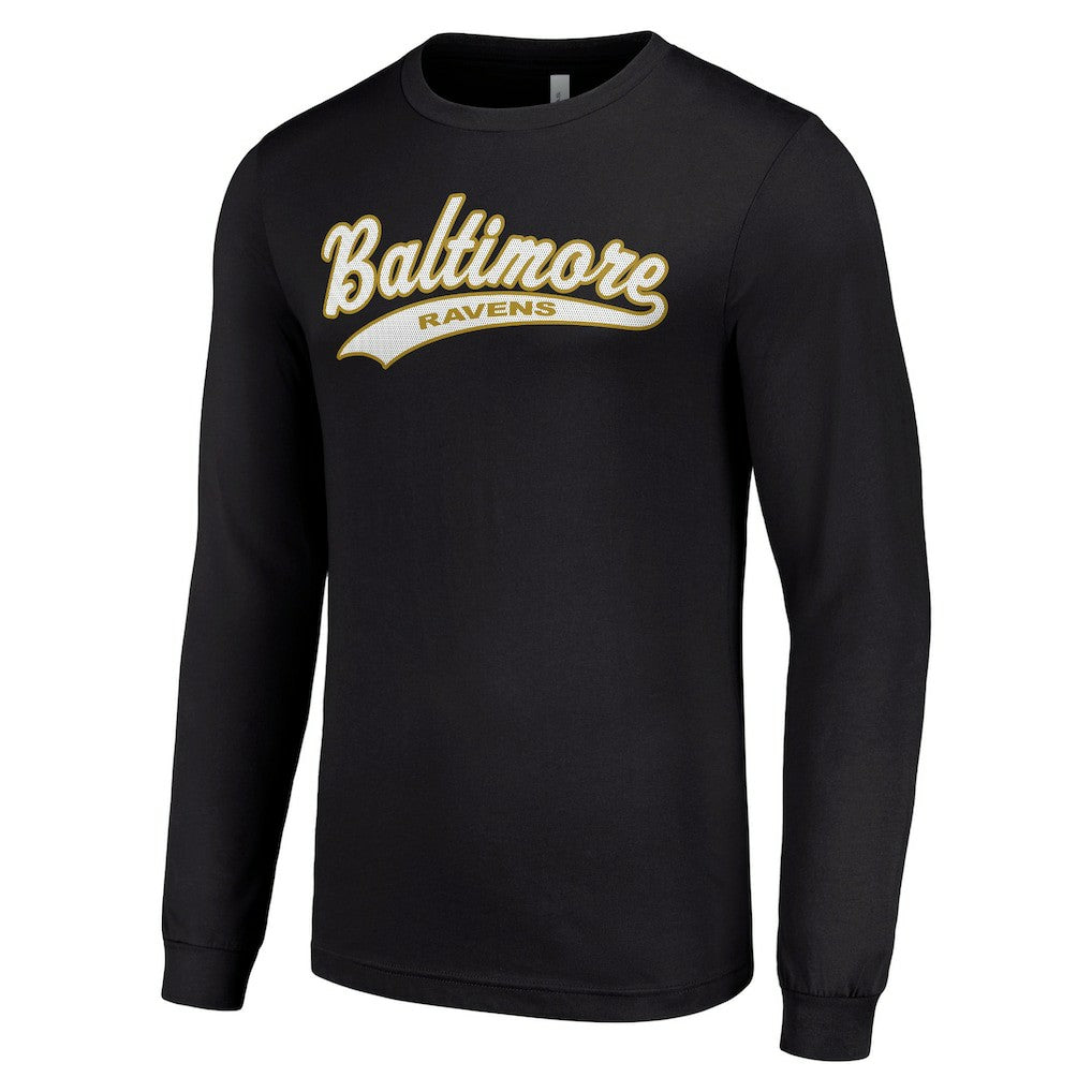 Starter Tailsweep Long Sleeve T-Shirt - Baltimore Ravens