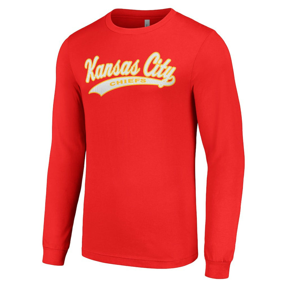 Starter Tailsweep Long Sleeve T-Shirt - Kansas City Chiefs