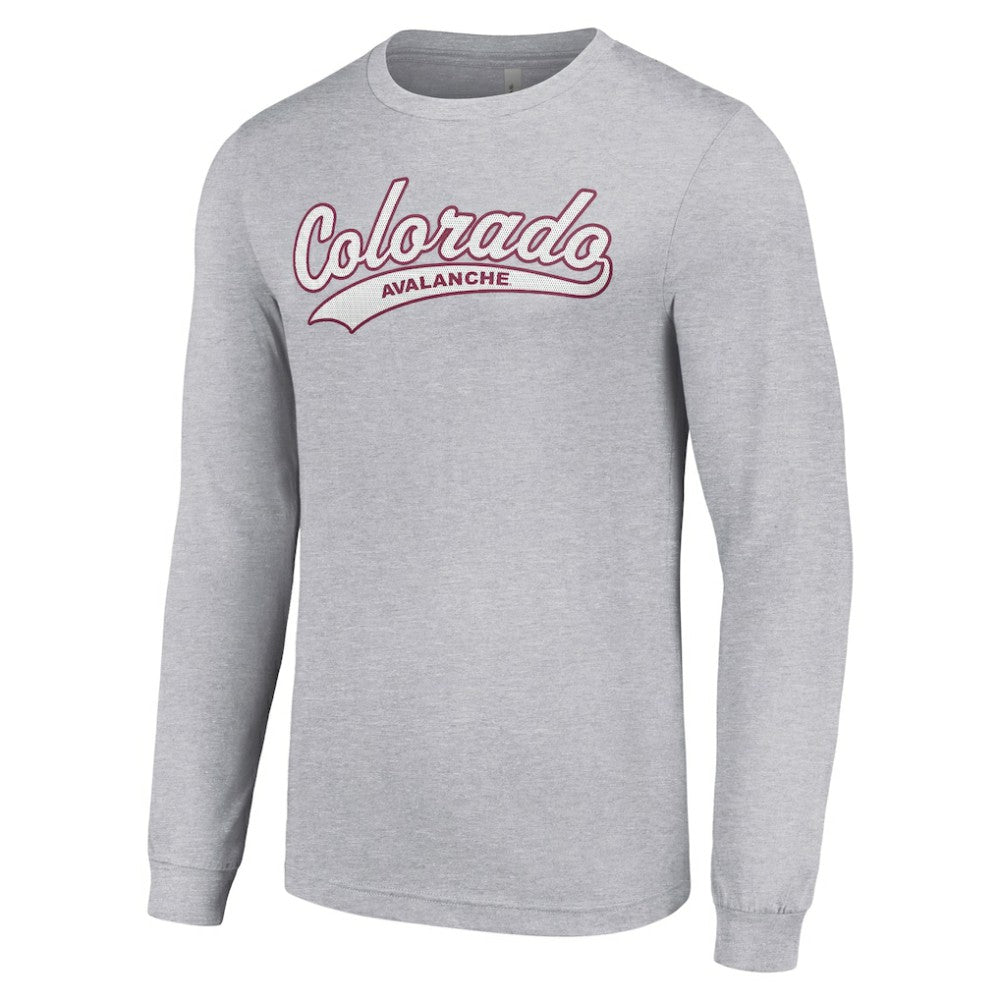 NHL Heather Gray Colorado Avalanche Starter Tailsweep T-Shirt
