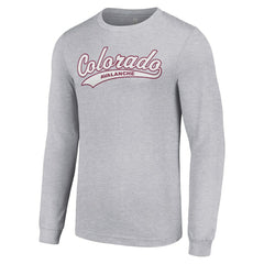 NHL Heather Gray Colorado Avalanche Starter Tailsweep T-Shirt