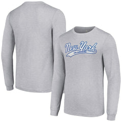NHL Heather Gray New York Islanders Starter Tailsweep T-Shirt