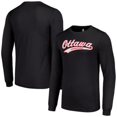 NHL Black Ottawa Senators Starter Tailsweep T-Shirt