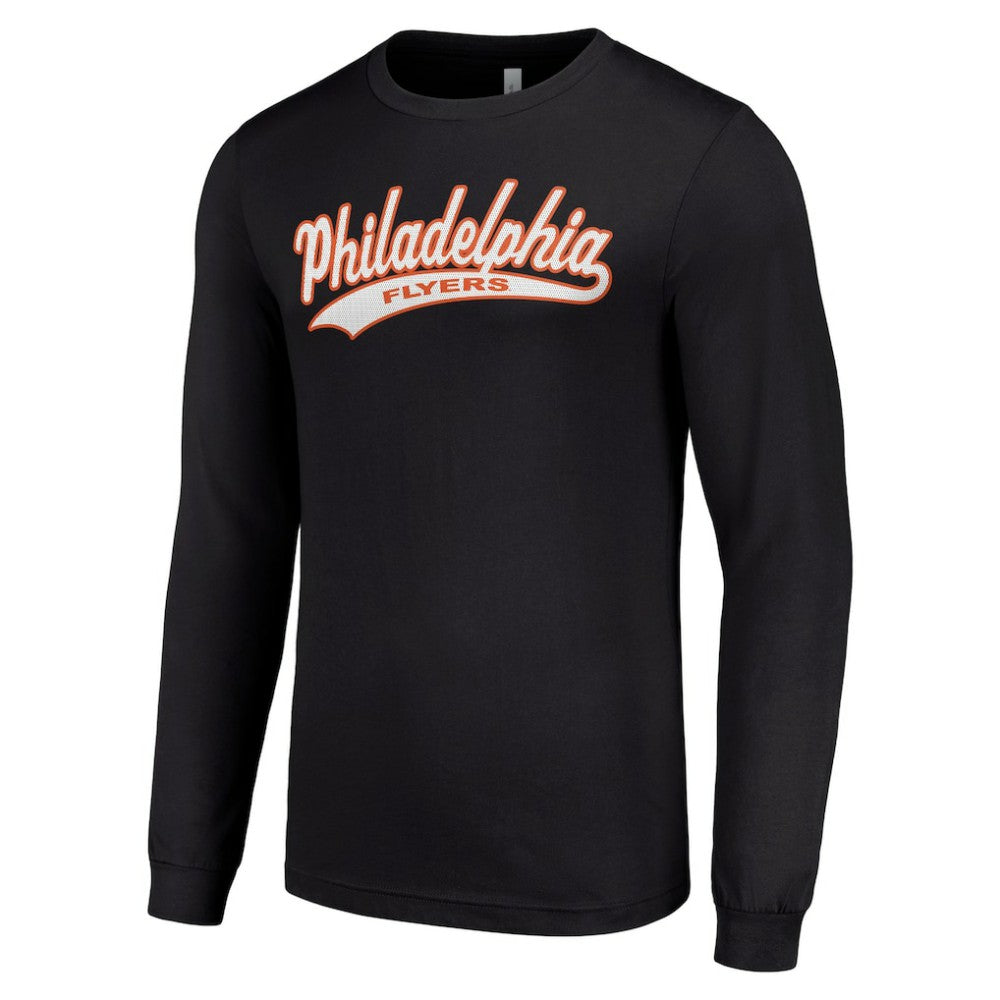NHL Black Philadelphia Flyers Starter Tailsweep T-Shirt