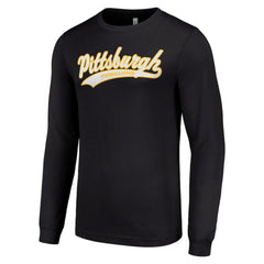 NHL Black Pittsburgh Penguins Starter Tailsweep T-Shirt