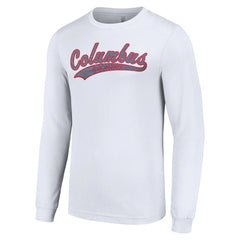 NHL White Columbus Blue Jackets Starter Tailsweep T-Shirt