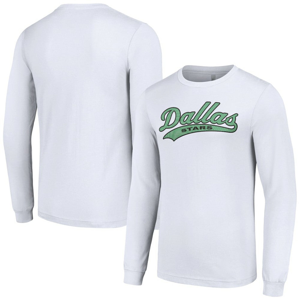 NHL White Dallas Stars Starter Tailsweep T-Shirt