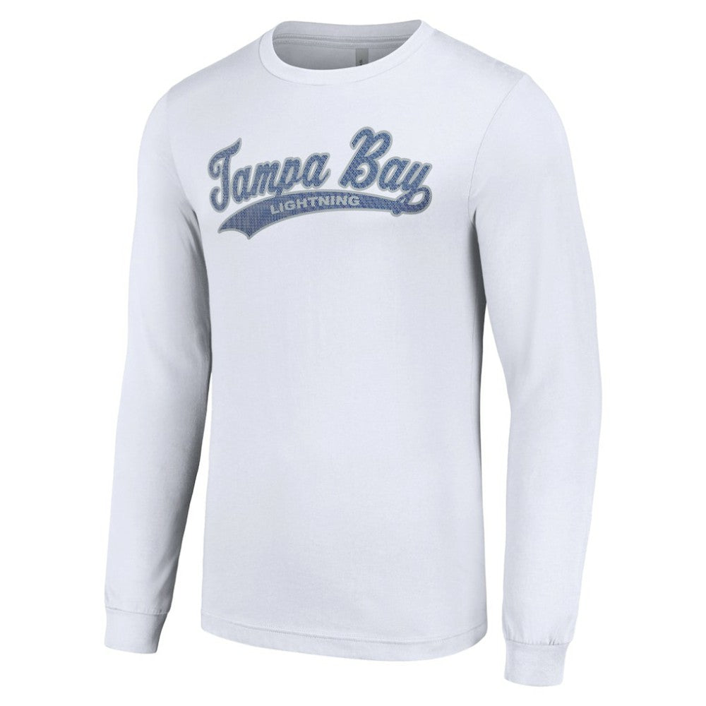 NHL White Tampa Bay Lightning Starter Tailsweep T-Shirt