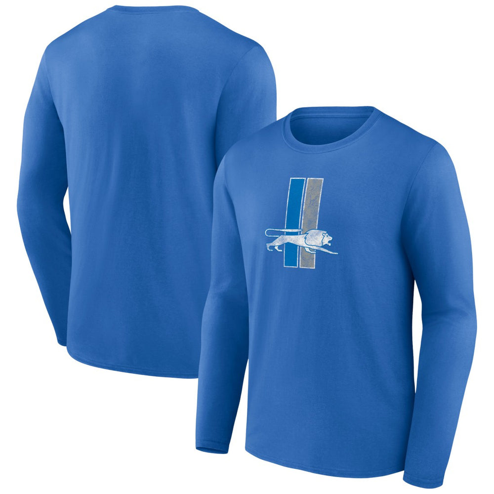 Throwback Long Sleeve T-Shirt - Detroit Lions