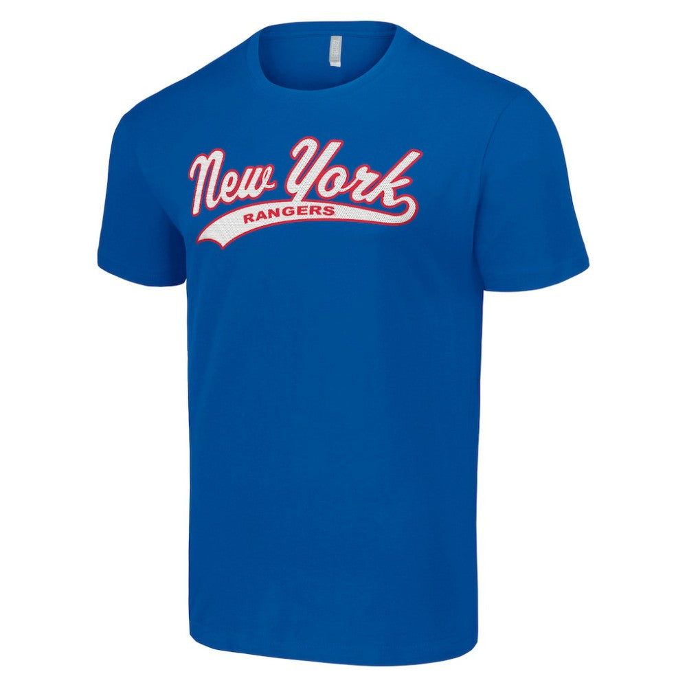 NHL Blue New York Rangers Starter Tailsweep T-Shirt