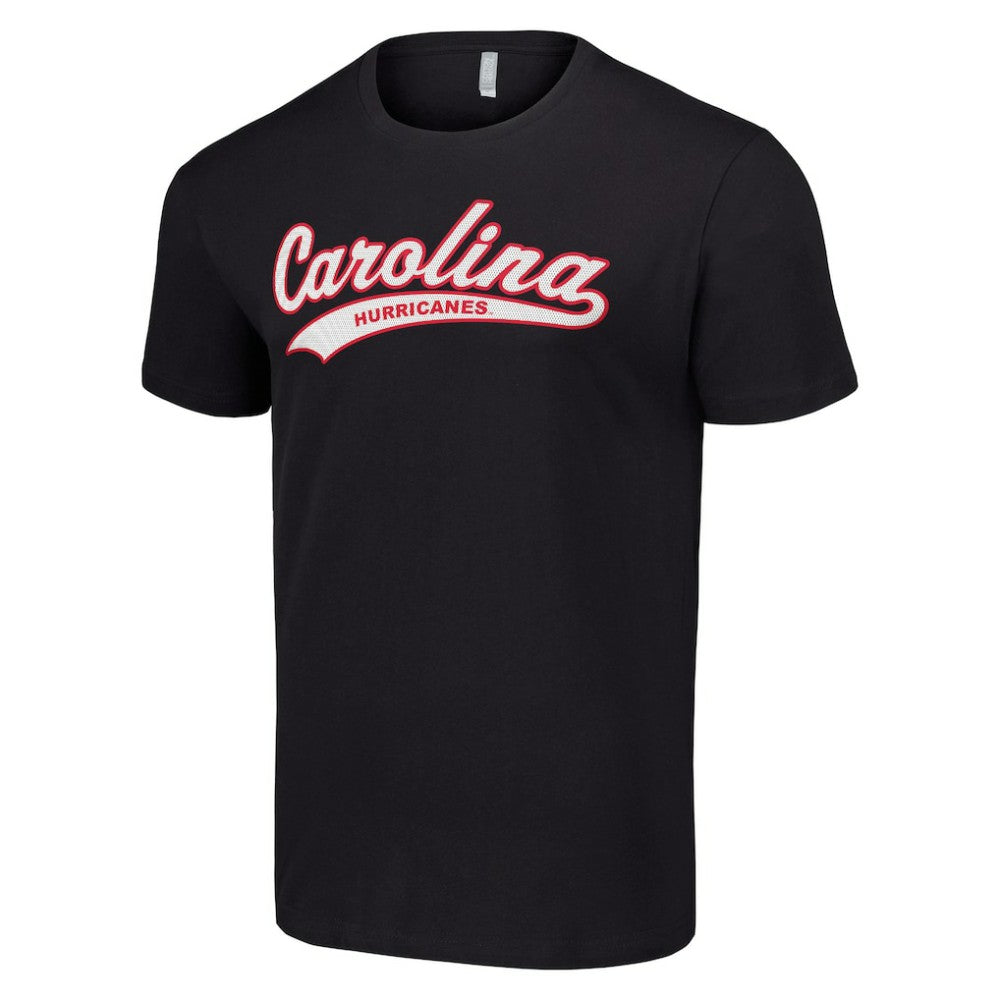 NHL Black Carolina Hurricanes Starter Tailsweep T-Shirt