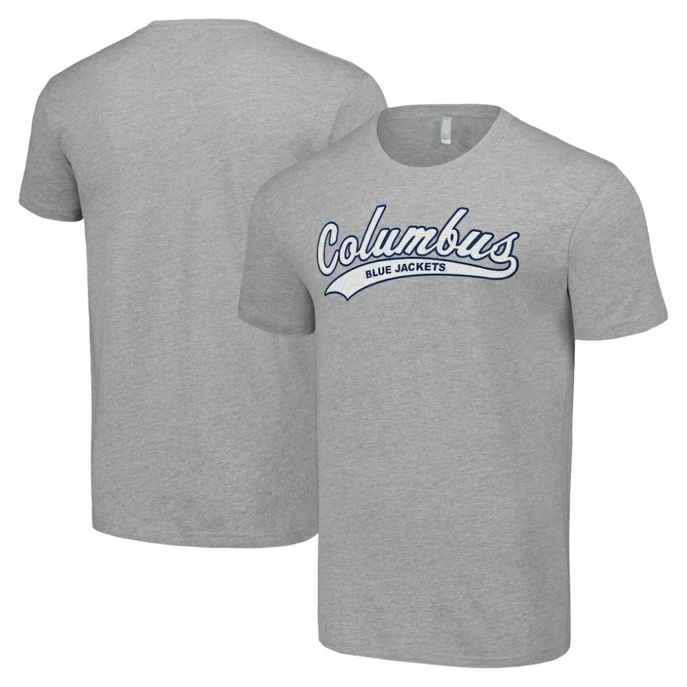 NHL Heather Gray Columbus Blue Jackets Starter Tailsweep T-Shirt