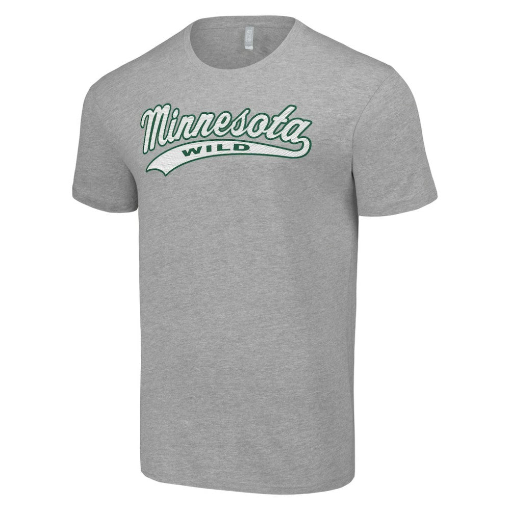 NHL Heather Gray Minnesota Wild Starter Tailsweep T-Shirt
