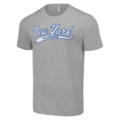 NHL Heather Gray New York Islanders Starter Tailsweep T-Shirt