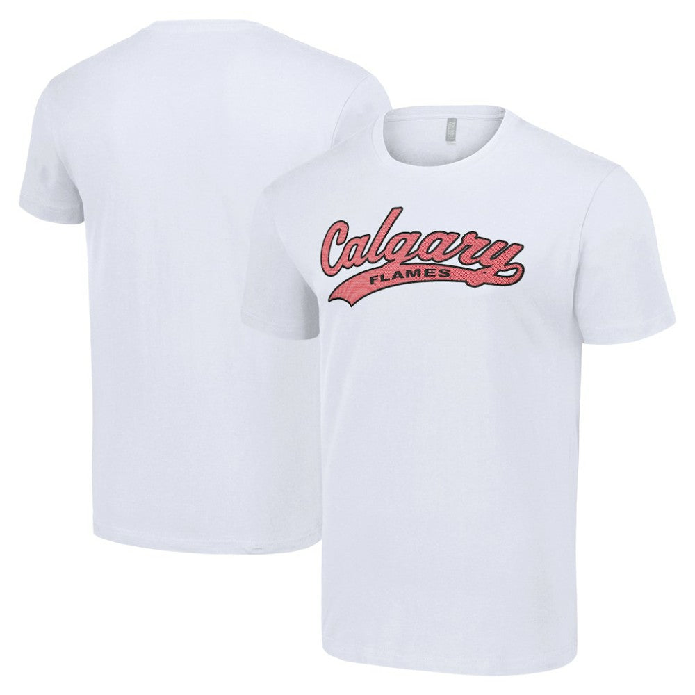 NHL White Calgary Flames Starter Tailsweep T-Shirt