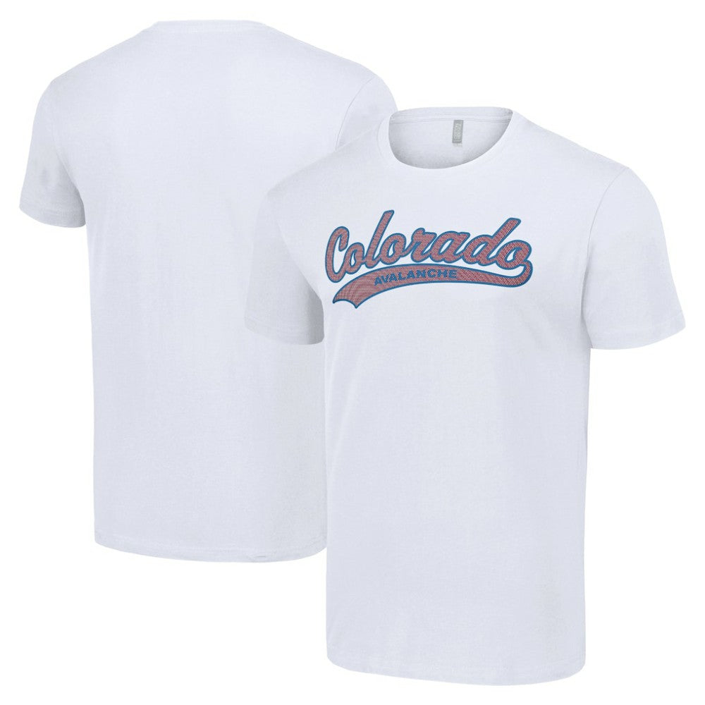 NHL White Colorado Avalanche Starter Tailsweep T-Shirt