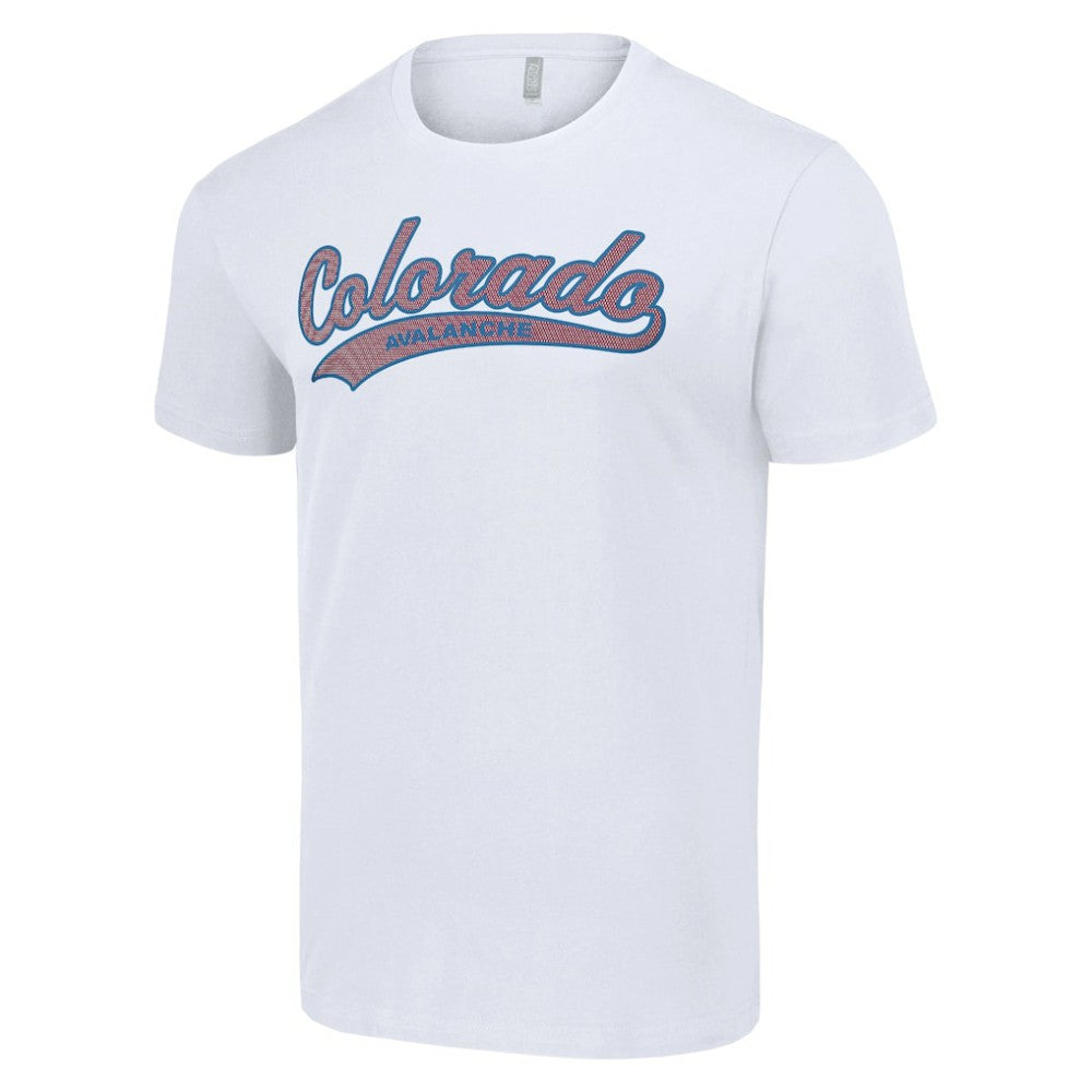NHL White Colorado Avalanche Starter Tailsweep T-Shirt