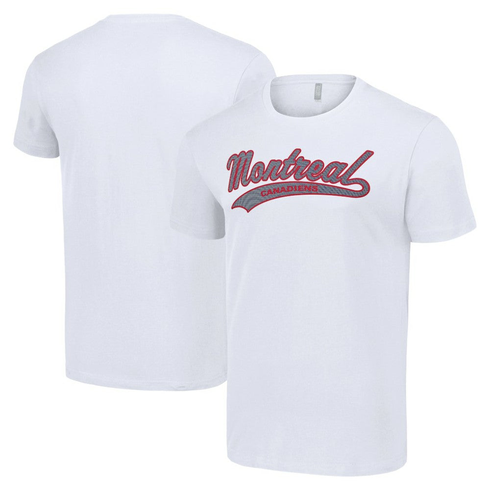 NHL White Montreal Canadiens Starter Tailsweep T-Shirt