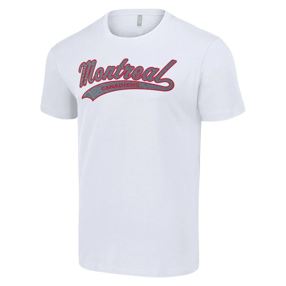 NHL White Montreal Canadiens Starter Tailsweep T-Shirt