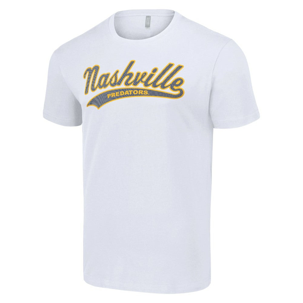NHL White Nashville Predators Starter Tailsweep T-Shirt