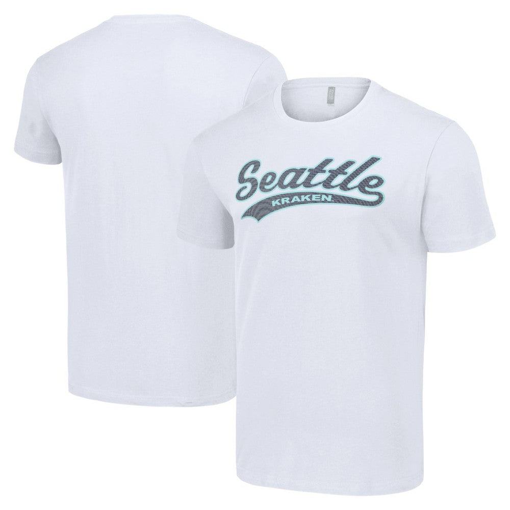 NHL White Seattle Kraken Starter Tailsweep T-Shirt