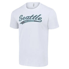 NHL White Seattle Kraken Starter Tailsweep T-Shirt
