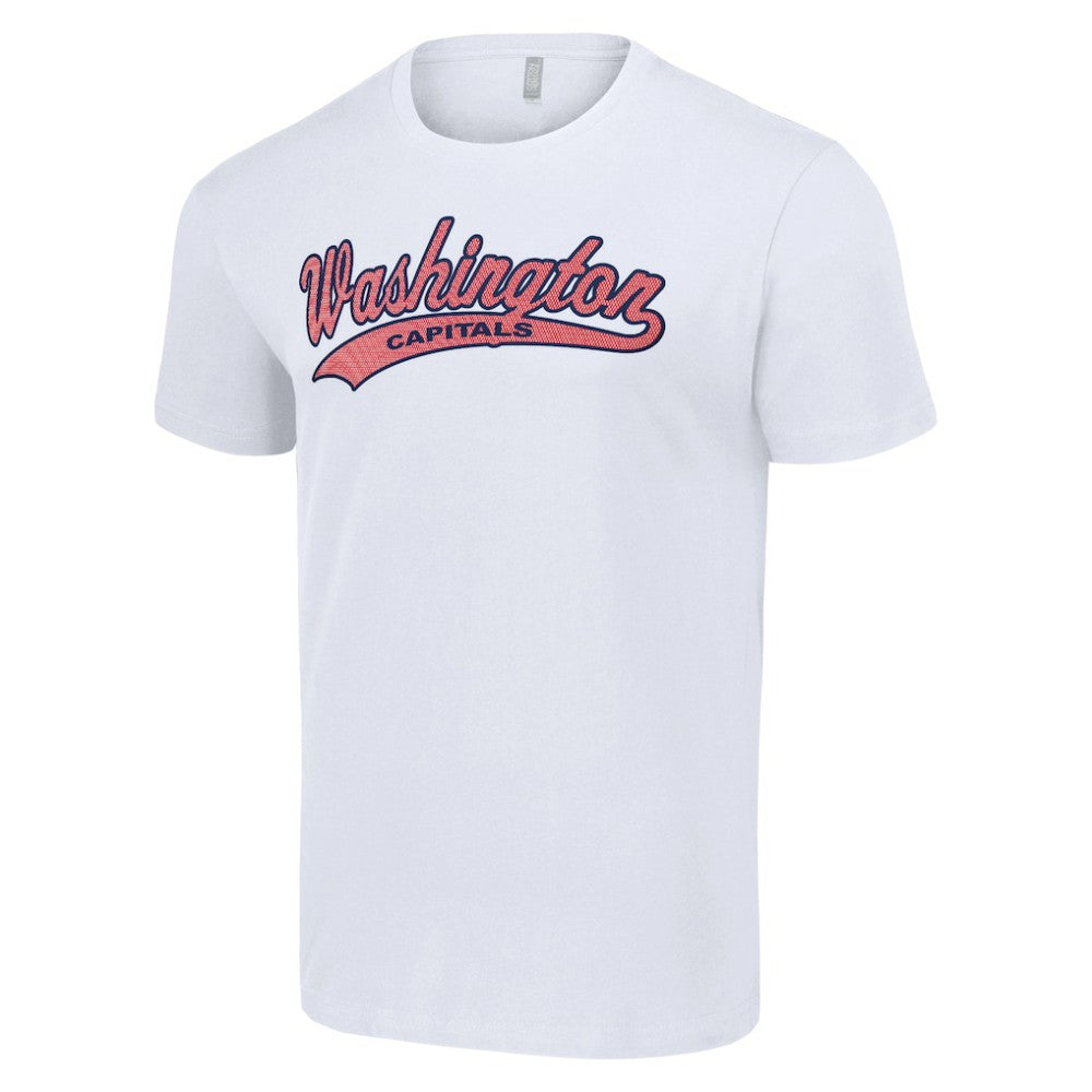 NHL White Washington Capitals Starter Tailsweep T-Shirt